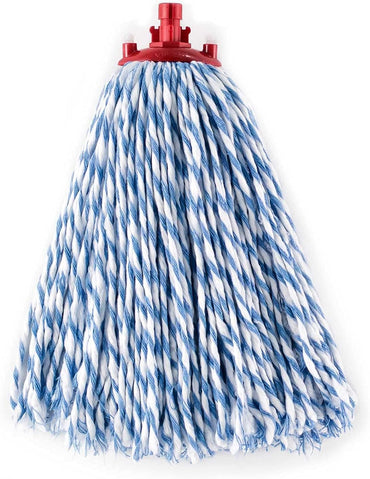 Vileda Supermocio Micro and Cotton Mop Refill, White, 18 x 10 x 37 cm, Pack of 2