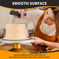 ALLTOP Bench Scraper & Chopper for Kitchen - Ideal Baking Essential Utensil,Stainless Steel Pastry/Dough/Food Cutter Tool for Cake Pizza Bread,Cooking - 1 Pack,Black