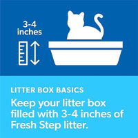 Fresh Step Extreme Clumping Litter With Febreze Freshness, Mountain Spring Scent Clumping Cat Litter With Guaranteed Odor Control, 14 lb. Box