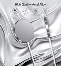 Magnetic Wireless Charger 15W Fast Mag Safe Charger for Cell iPhone 17 Pro Max/17 Pro/17 Air/17/16/15/14/13/12 Series 2 Pack Charging Pad for AirPods 3/2/Pro 2/Pro Mag-Safe Original Replacement
