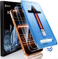 MAGIC JOHN 2 Pack for iPhone 17 Pro Max 6.9 inch Tempered Glass Screen Protector, Auto Dust-Elimination, Bubble Free, HD Clear, Easy Installation