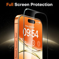 TOCOL for iPhone 17 Pro Max Screen Protector/iPhone 16 Pro Max Screen Protector 6.9-Inch Instant Installation Tempered Glass HD Clear Full Coverage Protection Case Friendly 2 Pack