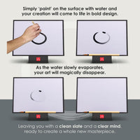 Buddha Board – The Original Water Painting Board for Mindfulness & Creativity – Unique Gift for Artists, Adults & Kids – Mess-Free Zen Art Supplies