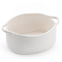 Cute Woven Storage Basket with Handle, Baskets for Gifts Empty, Gift Baskets for Birthday Baby Shower Burr, Decorative Organizer Box for Baby Toy Pet, 13" D x 8" W x 6" H