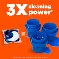 Tide PODS Liquid Laundry Detergent Soap Pacs, HE Compatible, Powerful 3-in-1 Clean in one Step, Built in Stain Removers, Spring Meadow Scent, 76 Count