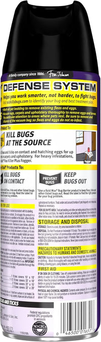 Raid Flea Killer Carpet & Room Spray, Kills hatching eggs for up to 4 months, 16 Oz