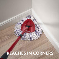 Vileda Turbo 3 in 1 with Microfibre Pad, Spin Mop For Cleaning Floors, Set Of 1x Mop And 1x Bucket