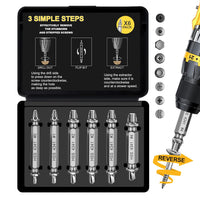 Valentines Day Gifts for Him - Fathers Day Dad Gifts Screw Extractor Set - Tools Gadgets for Men Bolt Extractor Kit - Birthday Stocking Stuffers for Men Husband Boyfriend
