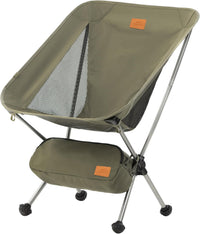 Naturehike YL08 Ultralight Camping Chair, 2.12 LBS Portable Backpacking Chair with Anti-Sinking Feet, Lightweight Compact Collapsible Camp Chair Folding Hiking Chair