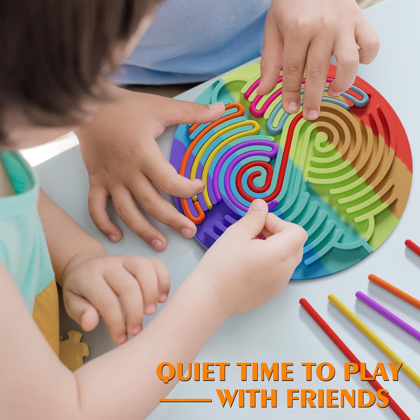 Sensory Activity Board for Kids Toddler Boys , Sensory Fidget Toys for Stress Anxiety Autistic ADHD, Calm Down Travel Airplane Essentials Toys for 3+ Year Old, Stuffers Gifts for Teen Girl