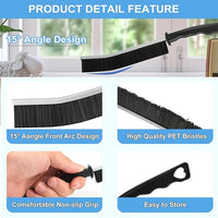 11Pcs Crevice Cleaning Brush Set, Hard Bristle Cleaning Supplies for Kitchen, Bathroom, Corner, Grout, Sink, Cup, Teapot, Bottle, Blender