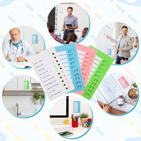 Aleric 4 Pieces Chores Chart for Kids Chore Chart, Sliding Routine Chart to Do List, My Chores RV Checklist Task Planning Board for Kids and Adults, ADHD Tools Routine Visual Schedule Reminder