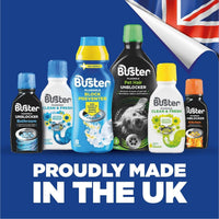 Buster Bathroom Drain Unblocker 300ml, Pack of 3 – Sink Unblocker Removes Hair & Sludge in Showers, Baths & Sinks. Fast-Acting Shower Drain Unblocker Clears Blockages & Slow-Draining Water