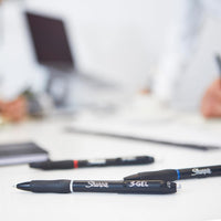 Sharpie S-Gel | Gel Pens | Medium Point (0.7mm) | Black Ink | 3 Count