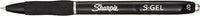 Sharpie S-Gel | Gel Pens | Medium Point (0.7mm) | Black Ink | 3 Count