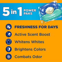 Arm & Hammer Clean Burst 5-in-1 Laundry Detergent Power Paks, High Efficieny (HE), 42 Count