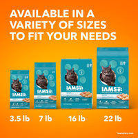 IAMS Proactive Health Indoor Weight & Hairball Care Adult Dry Cat Food with Chicken & Turkey, 7 lb. Bag