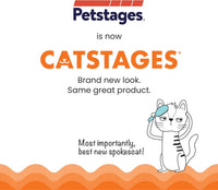 Catstages Crunchy Pickle Kicker Toy with Catnip and Dental Mesh, Pickle Shape, Plush and Crinkle Cat Toy for Kicking, Tossing, and Teeth Cleaning, Green
