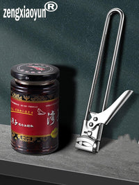 Master Jar & Bottle Opener, Adjustable Multifunctional Stainless Steel Can Opener Jar Lid Gripper, Manual,Kitchen Accessories
