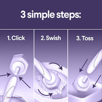 CLOROX Scentiva ToiletWand Toilet Cleaner Refills, Toilet brush, Lavender and Jasmine, 10 Count