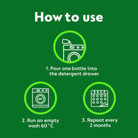 Dettol Washing Machine Cleaner, Lemon, Multipack of 6 X 250ml, Total of 1.5L, Wasing Machine Limescale Remover, Washing Machine Descaler, Antibacterial, Disinfectant, Laundry
