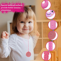 Chew Necklaces for Sensory Kids, Silicone Chewy Necklace for Children with Autism, ADHD, SPD, Chewing, 6 Pack Autism Sensory Toys