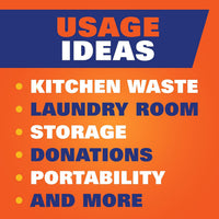 Hefty Ultra Strong 13 Gallon Trash Bags, Black Tall Kitchen Trash Bags 13 Gallon Size, Break Resistant Drawstring Enclosure, Continuous Odor Control, Blackout, Clean Burst Scent, 40 Bags