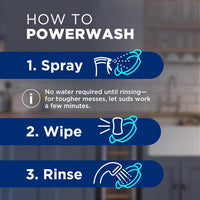 Dawn Powerwash Lemon Dish Spray, Liquid Dish Soap 2 Refills, 43 Fl Oz