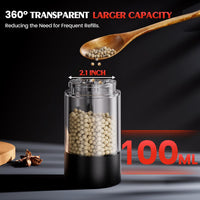 Electric Salt and Pepper Grinder Set Automatic Battery Pepper Mill Shakers Adjustable Coarseness Upgraded Larger Capacity with Led Home and Kitchen Appliances Birthday Gifts for Women