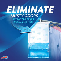 DampRid Fresh Scent Hanging Moisture Absorber, 1 Pound (Pack of 3) - Eliminates Musty Odors for Fresher, Cleaner Air, Ideal for Closet, 14% More Moisture Absorbing Power*- Blue