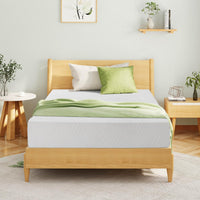 EGOHOME Full Size Memory Foam Mattress, 8 Inch Bed Mattress in A Box with Cooling Green Tea Gel, Pressure Relief with Medium Firm Support, CertiPUR-US Certified, 75''L x 54''W, ‎37.3 pounds White