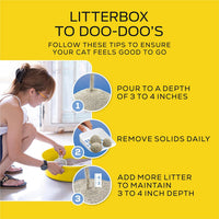 Purina Tidy Cats LightWeight Free and Clean Unscented, Multi-Cat, Clumping, 99.9 Percent Dust Free Cat Litter - 17 lb. Box