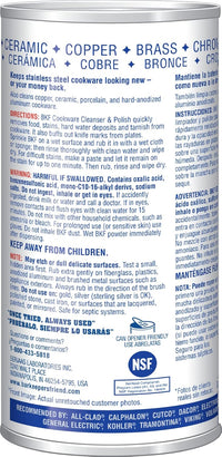Bar Keepers Friend Superior Cookware Cleanser & Polish | 12-Ounces | 1-Unit
