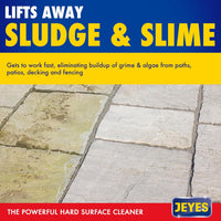 Jeyes 4 In 1 Patio & Decking Cleaner (4 Litre). Patio Cleaner Fluid for Paths, Drives, Decking & Fencing - Outdoor Disinfectant Liquid or Pressure Washer Detergent - Tackles Dirt, Algae & Stains