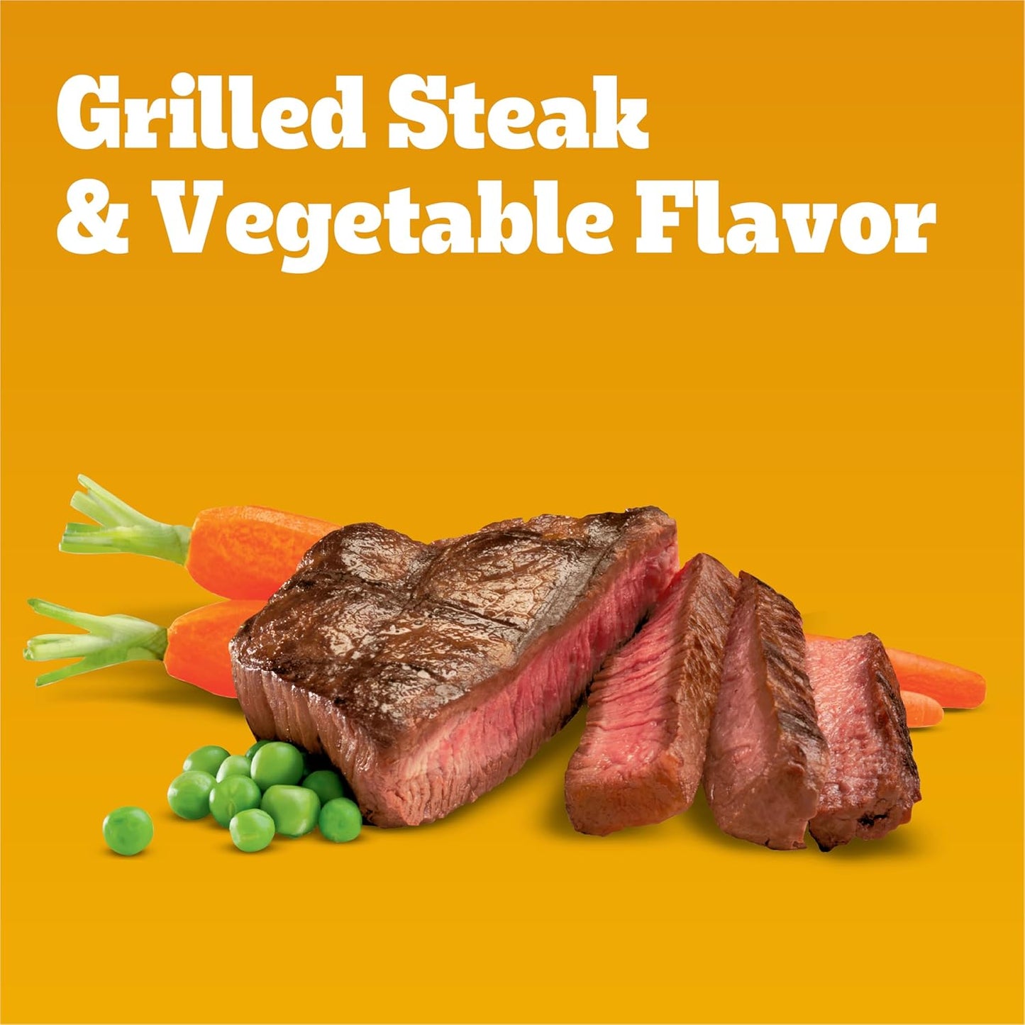 Pedigree Complete Nutrition Adult Dry Dog Food, Grilled Steak & Vegetable Flavor, 18 lb. Bag - Cart Shape