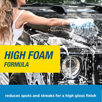 Rain-X 620191 Foaming Car Wash - 100 fl oz. High-Foaming, Concentrated Formula for Greater Cleaning Action, Safely Lifting Dirt, Grime and Residues for an Exceptional Clean