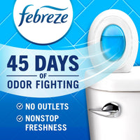 Febreze Bathroom Air Freshener, Odor-Fighting, Plug In Alternative, Air Fresheners for Home and Bathroom and Kitchen, Closet Air Fresheners, Pet & Litter Box Odor Fighter, Gain Original Scent, 4 Count