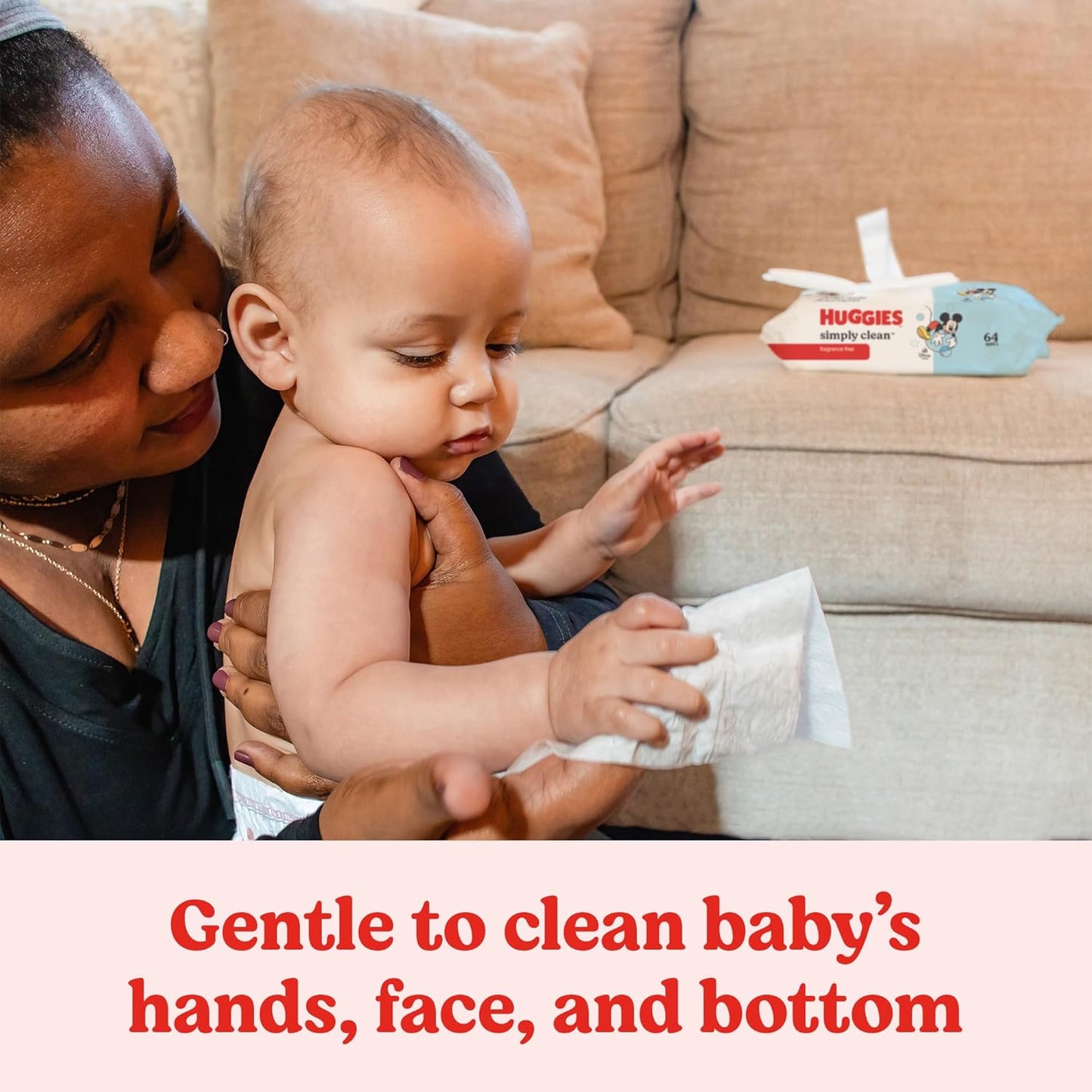 Huggies Simply Clean Baby Wipes, Unscented – 704 Wipes (11 Flip-Top Packs), Sensitive Skin Safe