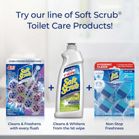 Soft Scrub 4-in-1 Rim Hanger Toilet Bowl Cleaner, Lavender, 2 Count