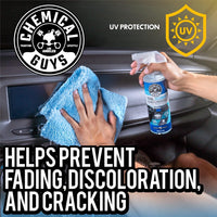 Chemical Guys Total Interior Cleaner & Protectant, Cleans & Protects Leather, Vinyl, Plastic, Rubber & Glass Streak-Free Finish for Cars, Trucks, SUVs, RVs & More - 16 oz