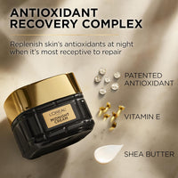 L'Oreal Paris Age Perfect Anti-Aging Midnight Cream, Face Moisturizer to Reduce Wrinkles and Firm Skin, 1.7oz + Serum Sample