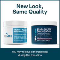 Glycolic Acid 20% Resurfacing Pads for Face & Body with Vitamins B5, C & E, Green Tea, Calendula, Allantoin - Exfoliates Surface Skin and Reduces Appearance of Fine Lines and Wrinkles - Peel Pads