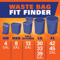 Hefty Ultra Strong Tall Kitchen Trash Bags - Citrus Twist, 13 Gallon, 40 Count