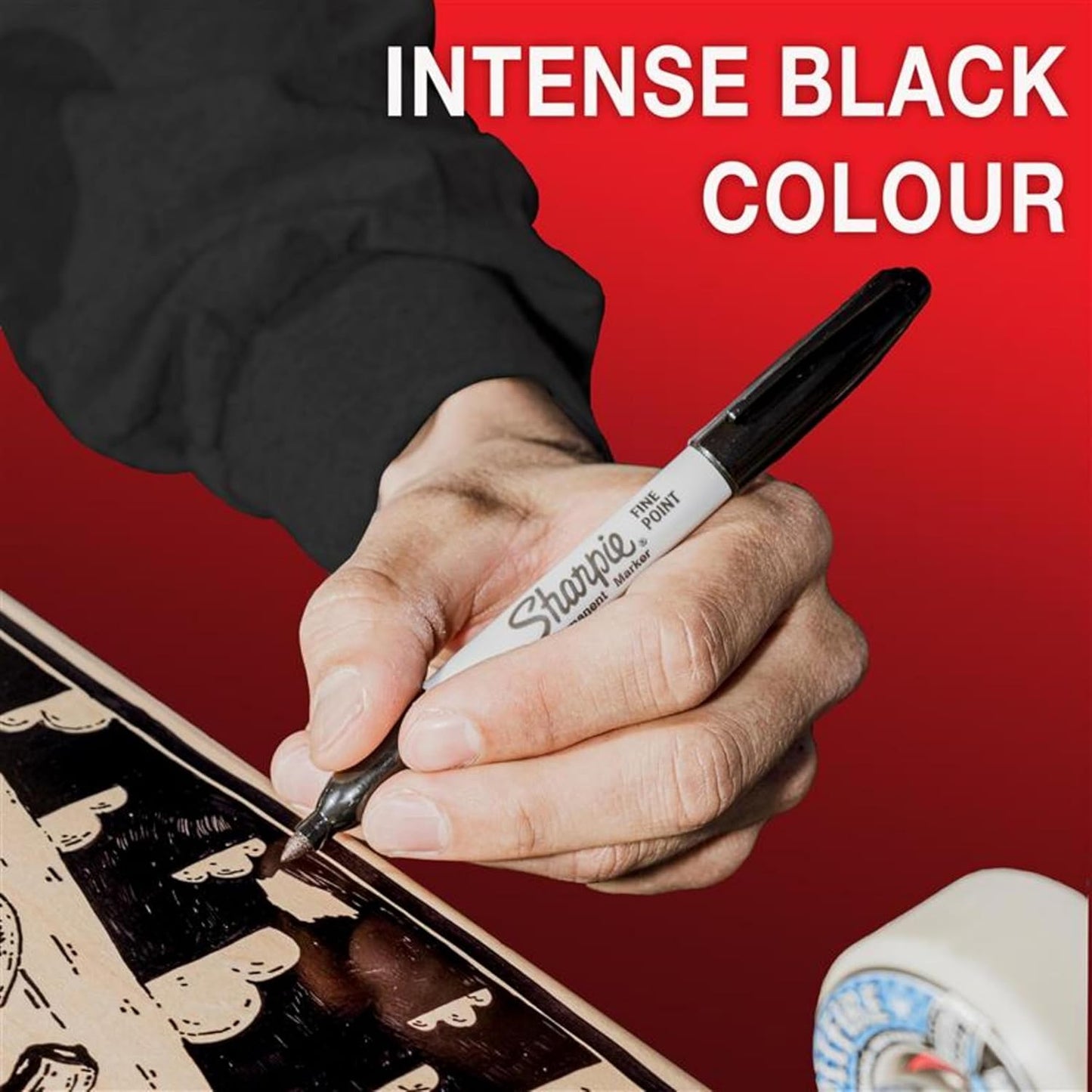 Sharpie Permanent Markers | Fine Point for Bold Details | Black Ink | 2 Marker Pens