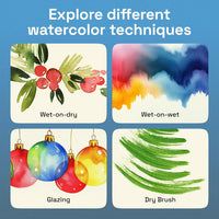 ARTISTRO Watercolor Paint Set - Portable Paint Kit - Perfect for Gifting to Adults, Teens, Tweens, & Kids