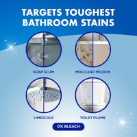 Lysol Power Foaming Bathroom Cleaner, Multipurpose Cleaner For Showers, Bathtubs, Sinks, Disinfectant Spray Kills 99.9% Of Germs, Zero Bleach Cleaning Spray, 32 Oz.