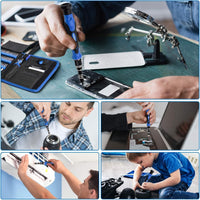 STREBITO Electronics Precision Screwdriver Sets 142-Piece with 120 Bits Magnetic Repair Tool Kit for iPhone, MacBook, Computer, Laptop, PC, Tablet, PS4, Xbox, Nintendo, Game Console