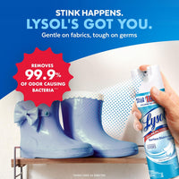 Lysol Disinfectant Spray, Household Essential Cleaning Supplies, Multi-Purpose Room Spray, Antibacterial Sanitizer Spray, Upholstery Deodorizer, Home and Bathroom, Crisp Linen,19 Fl Oz (Pack of 2)