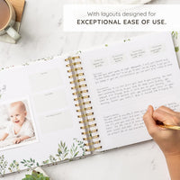 Keepsake Memory Book for Baby Boy or Girl Timeless First 5 Year Baby Book A Milestone Book to Record Every Event from Birth to Age 5 Gender Neutral Journal Scrapbook Photo Album