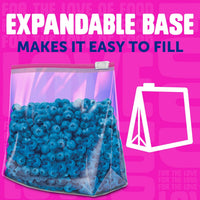 Ziploc Gallon Food Storage Slider Bags, Power Shield Technology for More Durability, 104 Bags Total